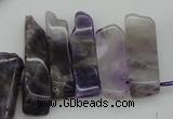 CTD351 Top drilled 10*28mm - 10*50mm wand dogtooth amethyst beads