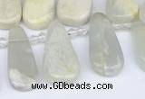 CTD3714 Top drilled 10*20mm - 15*45mm freeform moonstone beads