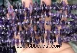 CTD3755 15.5 inches 4*6mm - 6*20mm sticks amethyst gemstone beads