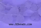 CTD3855 Top drilled 6*8mm - 10*12mm freeform moonstone beads