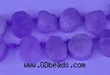 CTD3886 Top drilled 8*10mm - 10*14mm freeform kunzite beads