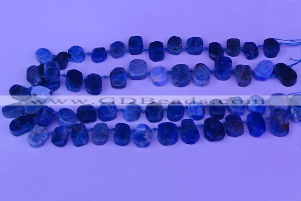 CTD3897 Top drilled 10*14mm - 13*18mm freeform apatite beads