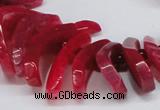 CTD711 Top drilled 12*25mm - 15*40mm wand agate gemstone beads