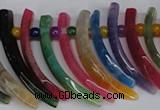 CTD716 Top drilled 10*30mm - 12*50mm wand agate gemstone beads