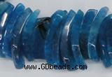 CTD722 Top drilled 12*25mm - 14*40mm wand agate gemstone beads