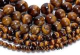 CTE02 15.5 inches round yellow tiger eye beads wholesale