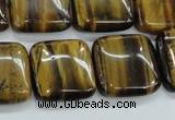 CTE106 15.5 inches 20*20mm square yellow tiger eye beads wholesale