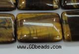 CTE108 15.5 inches 22*30mm rectangle yellow tiger eye beads wholesale