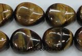 CTE114 15.5 inches 18*22mm nugget yellow tiger eye beads wholesale