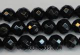 CTE1187 15.5 inches 10mm faceted round blue tiger eye beads