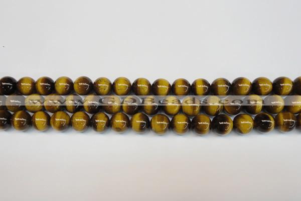 CTE1227 15.5 inches 8mm round A grade yellow tiger eye beads