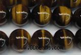 CTE1243 15.5 inches 8mm round AA grade yellow tiger eye beads