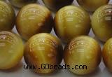 CTE1405 15.5 inches 14mm round golden tiger eye beads wholesale