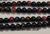 CTE147 15.5 inches 6mm round colorful tiger eye beads wholesale