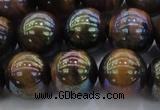 CTE1504 15.5 inches 12mm round AB-color yellow tiger eye beads