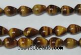 CTE151 15.5 inches 6*9mm teardrop yellow tiger eye gemstone beads