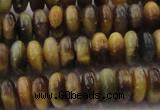 CTE1546 15.5 inches 4*8mm rondelle golden & blue tiger eye beads