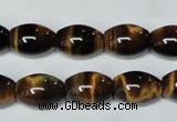 CTE160 15.5 inches 13*18mm rice yellow tiger eye gemstone beads