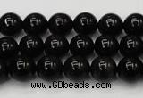 CTE1600 15.5 inches 4mm round AB grade black tiger eye beads