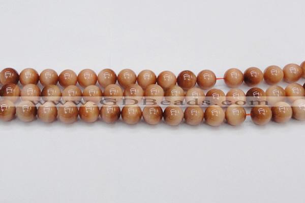 CTE1652 15.5 inches 8mm round sun orange tiger eye beads