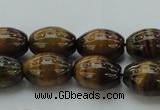 CTE1700 15.5 inches 10*14mm rice yellow tiger eye beads