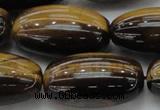 CTE1705 15.5 inches 16*30mm rice yellow tiger eye beads