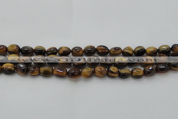 CTE1708 15.5 inches 10*14mm nuggets yellow tiger eye beads