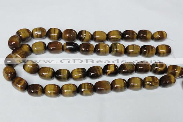 CTE174 15.5 inches 13*18mm nuggets yellow tiger eye gemstone beads