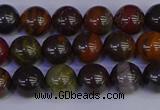 CTE1791 15.5 inches 6mm round red iron tiger beads wholesale