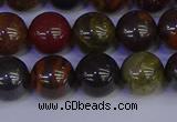 CTE1793 15.5 inches 10mm round red iron tiger beads wholesale