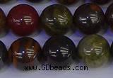 CTE1795 15.5 inches 14mm round red iron tiger beads wholesale