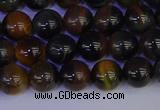 CTE1802 15.5 inches 8mm round blue iron tiger beads wholesale