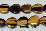 CTE183 15.5 inches 18*18mm heart yellow tiger eye gemstone beads