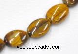 CTE20 15.5 inches oval 13*18mm yellow tiger eye beads Wholesale