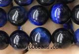 CTE2037 15.5 inches 8mm round blue tiger eye beads wholesale