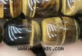 CTE2060 15.5 inches 12*16mm drum yellow tiger eye gemstone beads