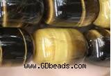 CTE2061 15.5 inches 13*18mm drum yellow tiger eye gemstone beads