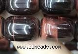 CTE2066 15.5 inches 10*14mm drum red tiger eye gemstone beads