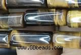 CTE2073 15.5 inches 6*16mm tube yellow tiger eye gemstone beads