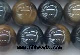 CTE2087 15.5 inches 10mm round AB-color blue & yellow tiger eye beads