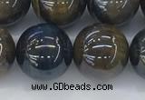 CTE2090 15.5 inches 16mm round AB-color blue & yellow tiger eye beads