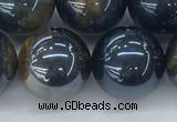 CTE2091 15.5 inches 18mm round AB-color blue & yellow tiger eye beads