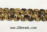 CTE2131 15.5 inches 13*18mm oval yellow tiger eye beads