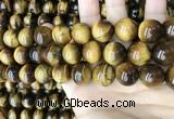 CTE2153 15.5 inches 18mm round yellow tiger eye beads wholesale