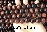 CTE2185 15.5 inches 14mm round red tiger eye gemstone beads