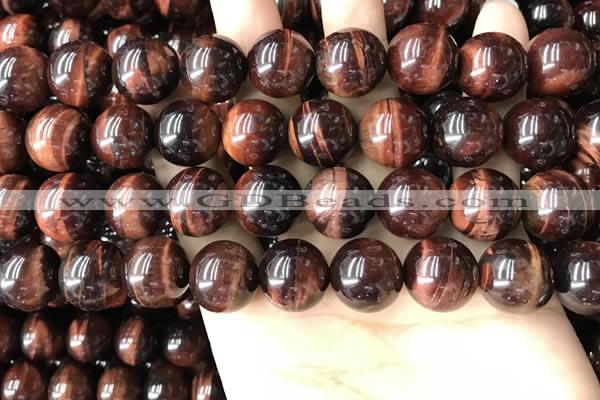 CTE2186 15.5 inches 16mm round red tiger eye gemstone beads