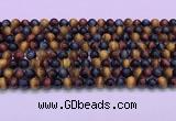 CTE2219 15.5 inches 6mm round colorful tiger eye gemstone beads