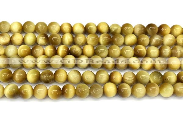 CTE2383 15 inches 8mm round golden tiger eye beads