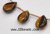 CTE24 teardrop 10*14mm yellow tiger eye beads Wholesale