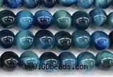 CTE2423 15 inches 4mm round blue tiger eye beads